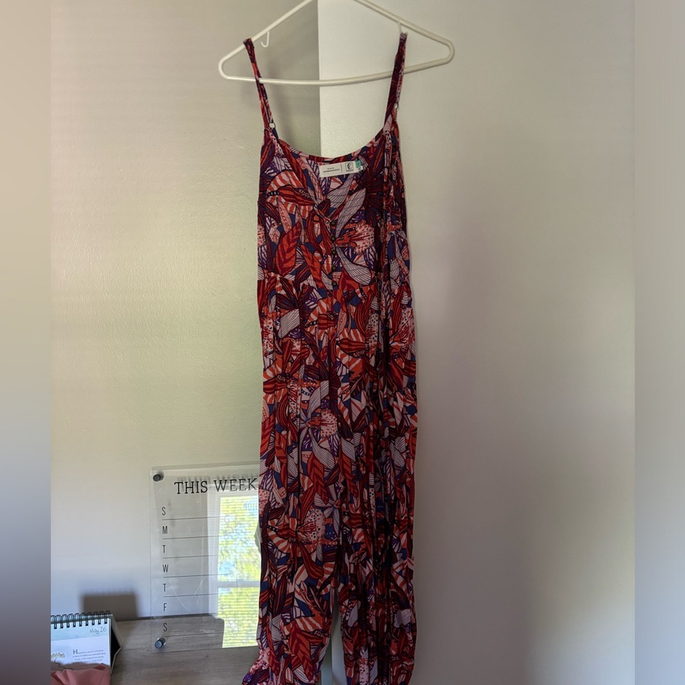 Anthropologie Printed Lounge Jumpsuit
